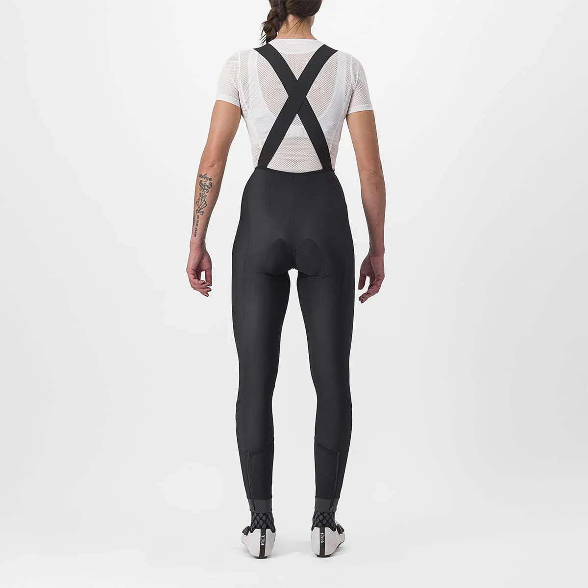 CASTELLI VELOCISSIMA DT Damen Lange Trägerhose Schwarz Reflex - Image 4