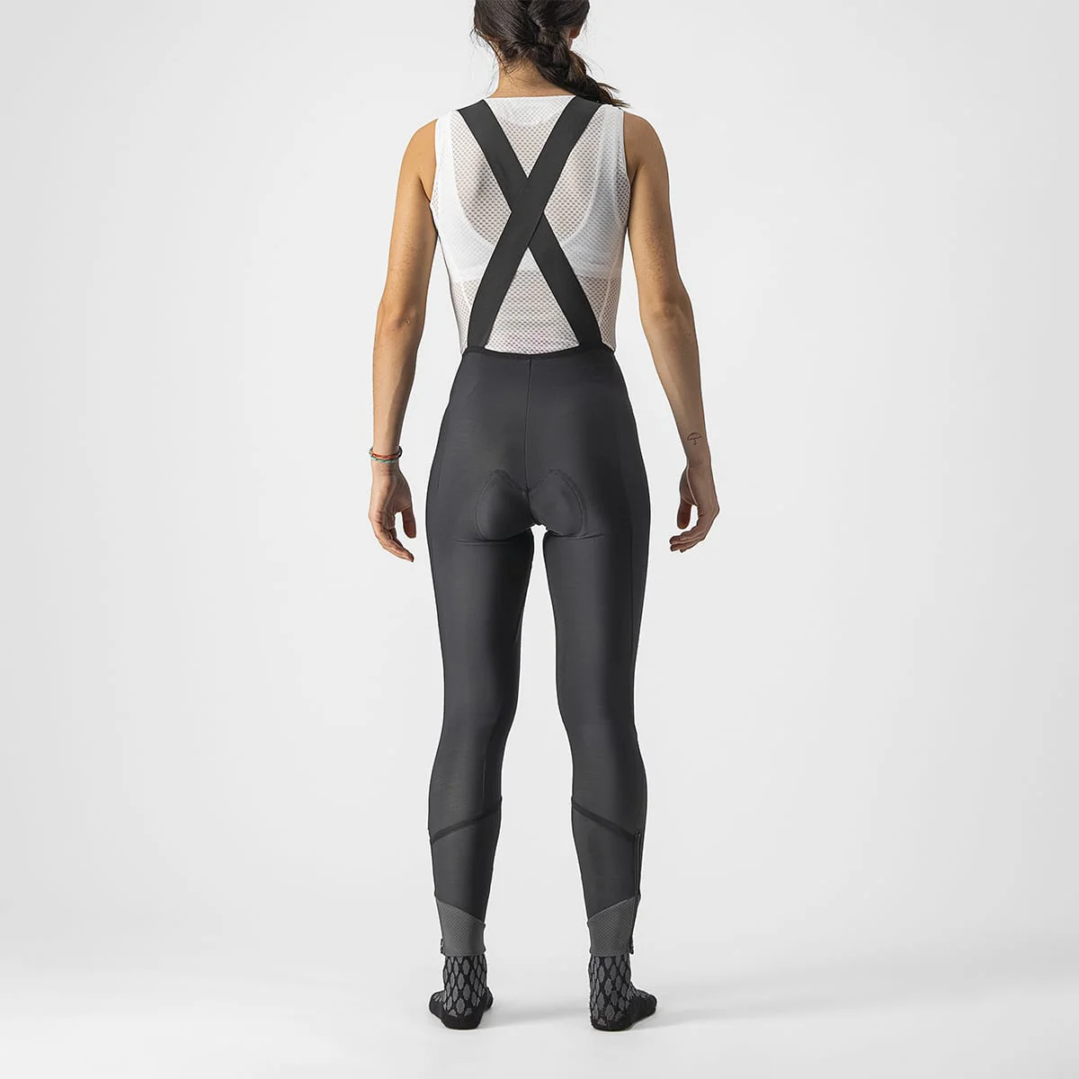 CASTELLI VELOCISSIMA DT Damen Lange Trägerhose Schwarz Reflex - Image 6