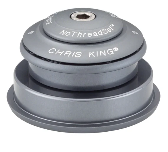 CHRIS KING INSET 2 1"1/8-1.5" ZS44/ZS56 Mattgrau Semi-Integrated Steering Set