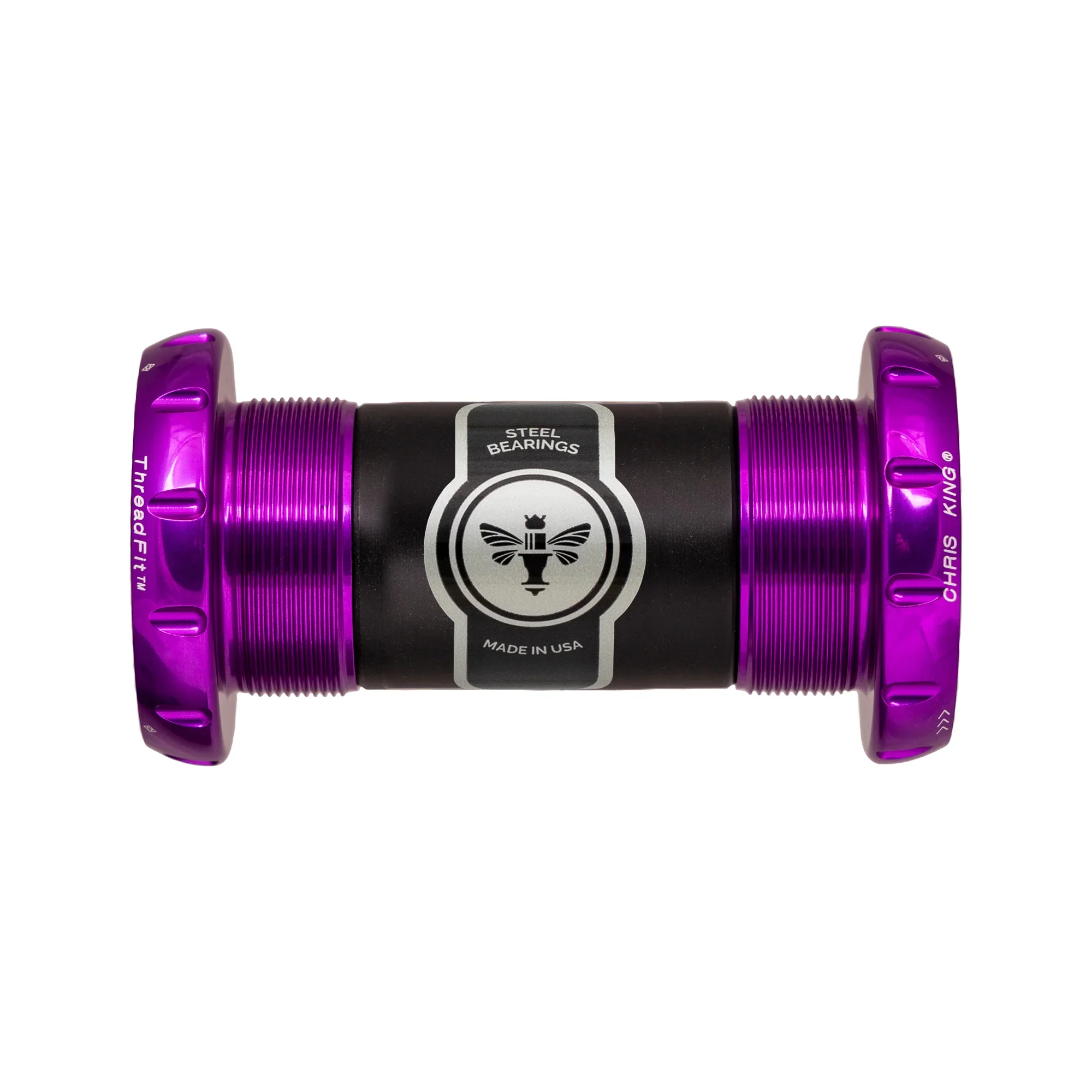 CHRIS KING ThreadFit 30 68/73mm Tretlagergehäuse Violett