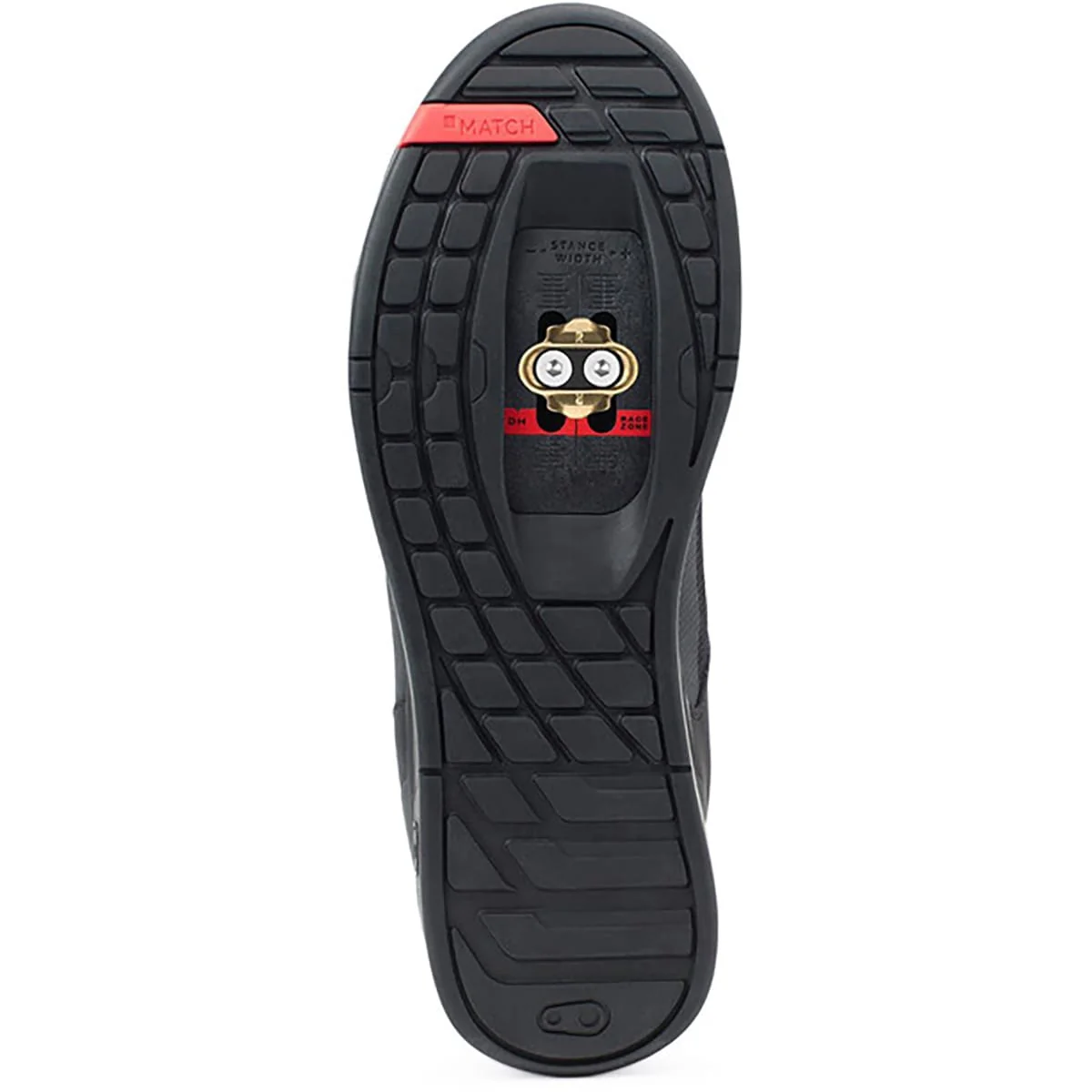 CRANKBROTHERS MTB-Schuhe MALLET LACE CLIP-IN Schwarz/Rot - Image 3