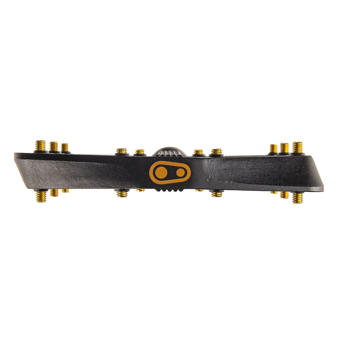 CRANKBROTHERS STAMP 11 Large Flat Pedals Schwarz/Gold - Image 4