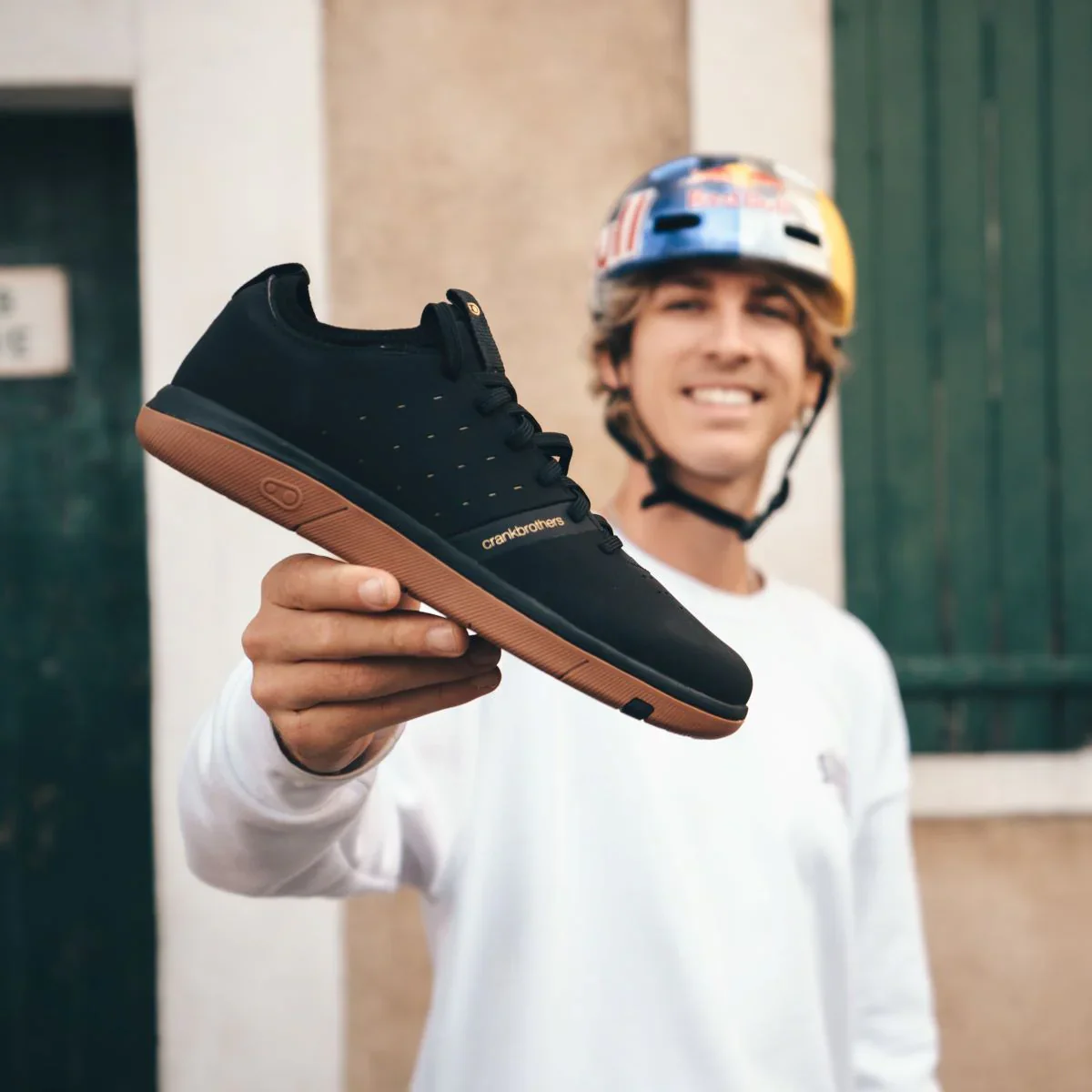 MTB-Schuhe CRANKBROTHERS STAMP STREET FABIO WIBMER FLAT Schwarz - Image 3