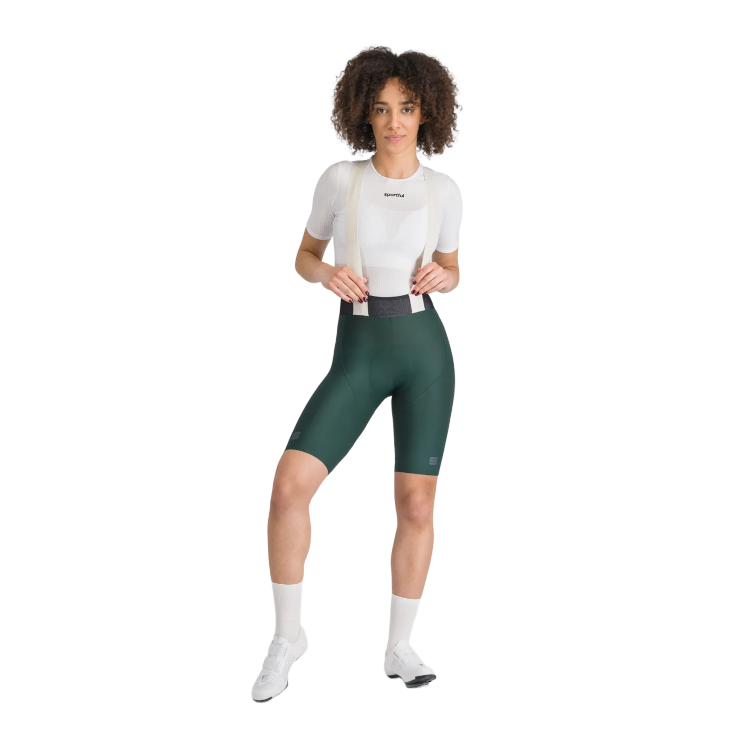 Cuissard Court à Bretelles SPORTFUL LTD 2 Femme Kaki