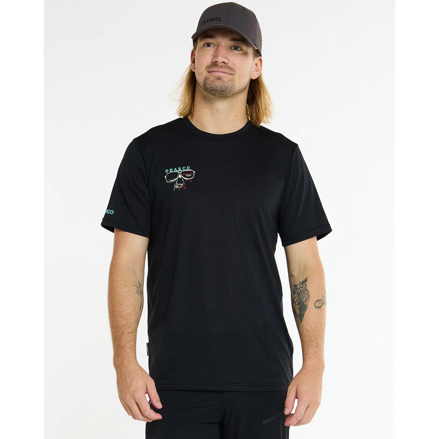 DHARCO TECH TEE EDDIE Trikot Kurzarm Schwarz