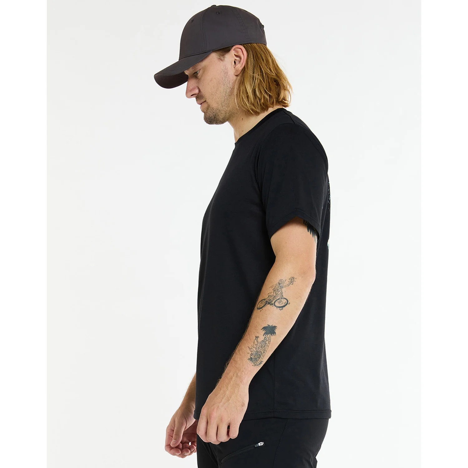 DHARCO TECH TEE EDDIE Trikot Kurzarm Schwarz - Image 8