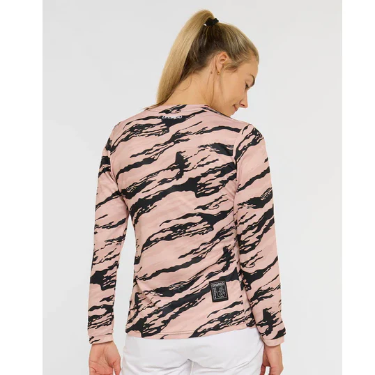 DHARCO GRAVITY AMBUSH Langarm Trikot Women Pink/Schwarz - Image 2