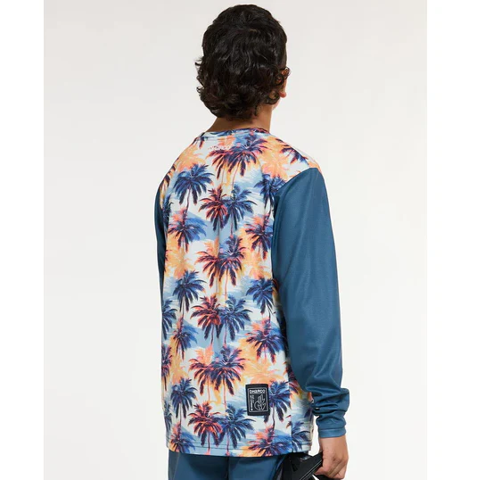 DHARCO GRAVITY VENICE BEACH Trikot Langarm Junior Blau - Image 2