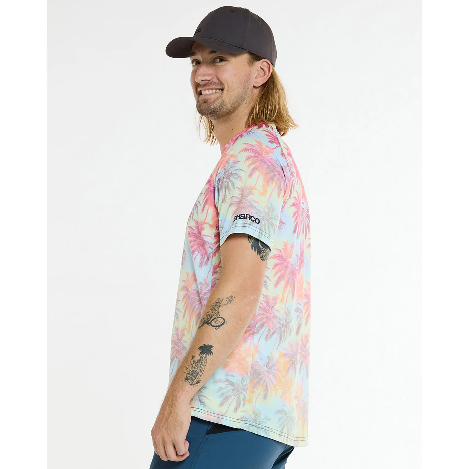 DHARCO HIGHBALL Trikot Kurzarm Pink/Blau - Image 9