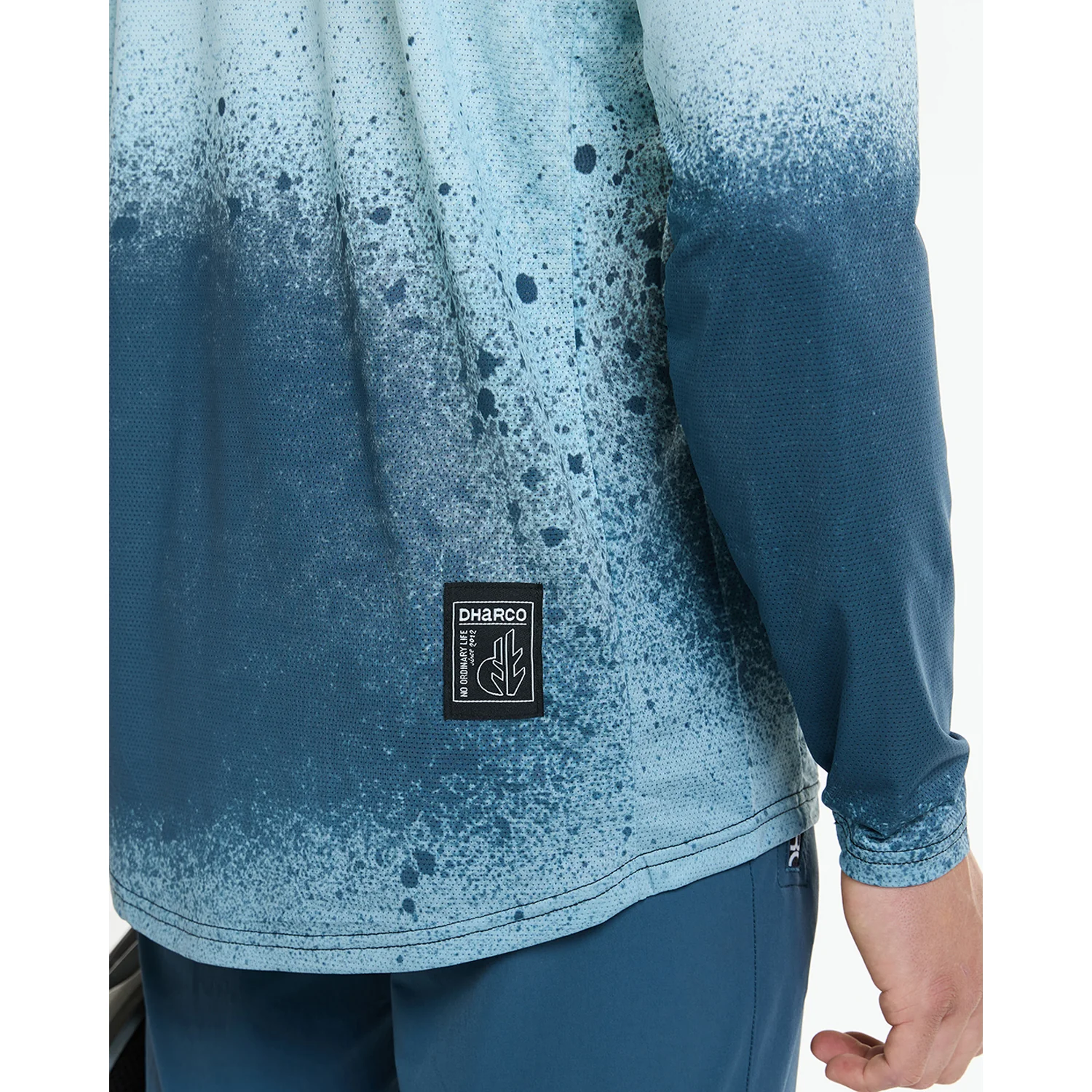 DHARCO RACE NU WAVE Trikot Langarm Blau - Image 6