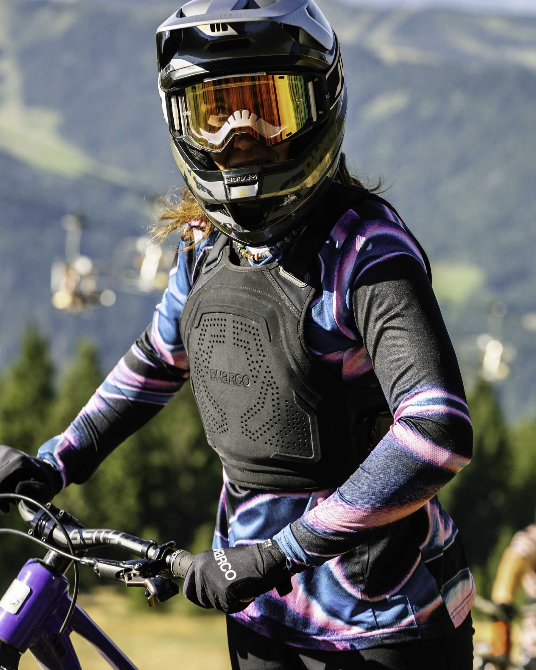 DHARCO RACE AURORA Langarm Trikot Women Schwarz/Pink - Image 8