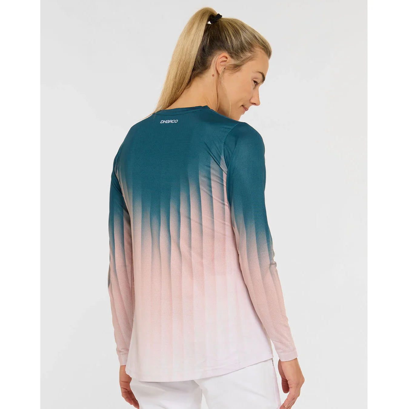 DHARCO RACE DUSTY PRISM Langarmtrikot Women Schwarz/Pink - Image 3