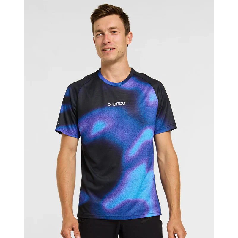 DHARCO VORTEX Trikot Kurzarm Schwarz/Violett