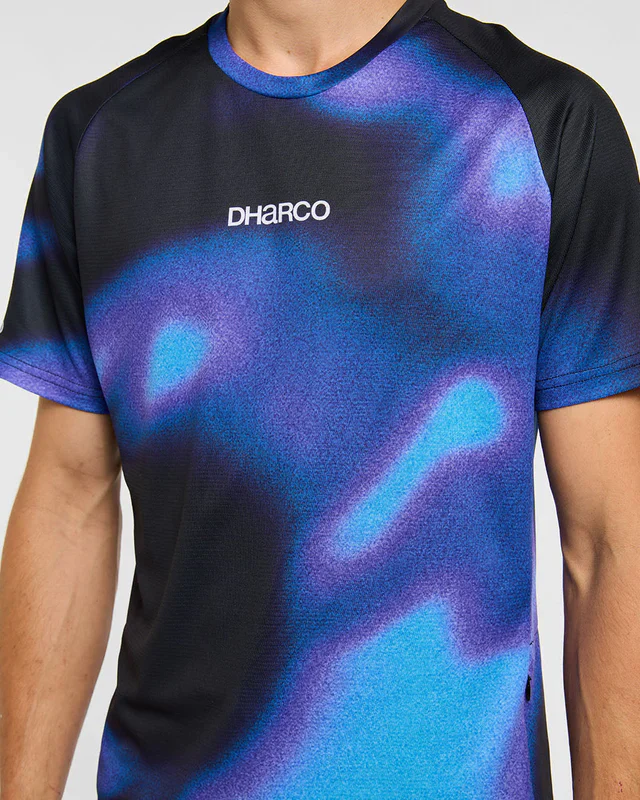DHARCO VORTEX Trikot Kurzarm Schwarz/Violett - Image 3