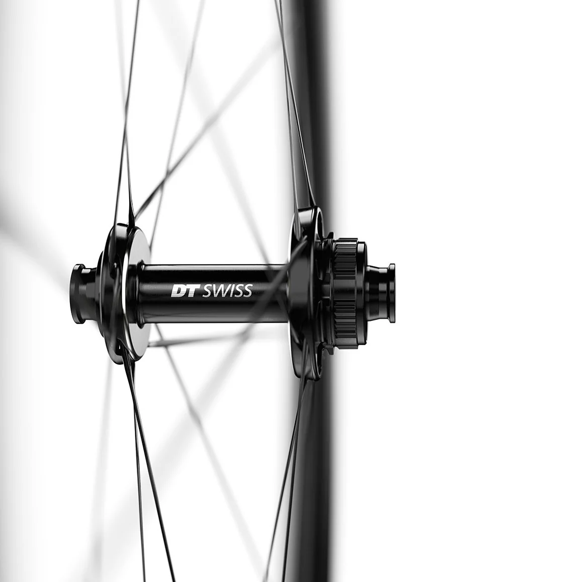 DT SWISS ARC 1100 DICUT WTS 55 Tubeless Ready Vorderrad (Center Lock) Schwarz - Image 2