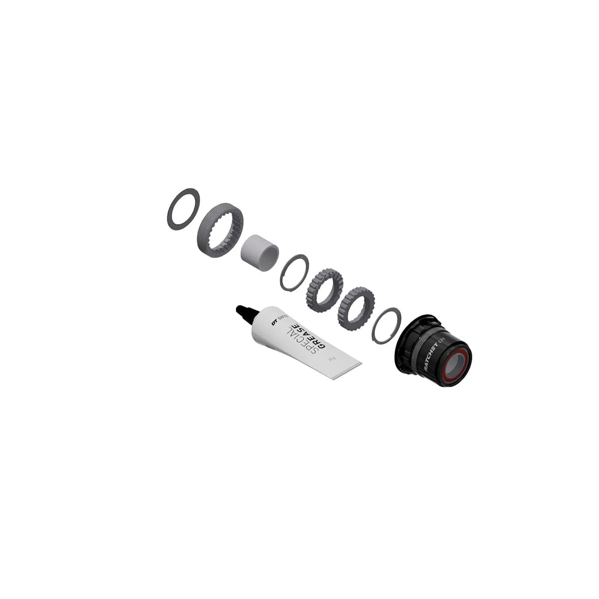 DT SWISS Ratchet LN MTB Sram XD Alu Umbausatz #HXYXXX00N3769S