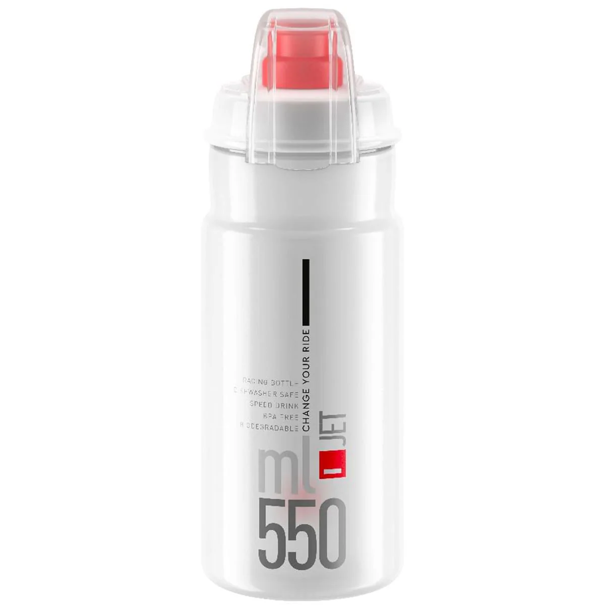 ELITE JET PLUS Transparente Trinkflasche