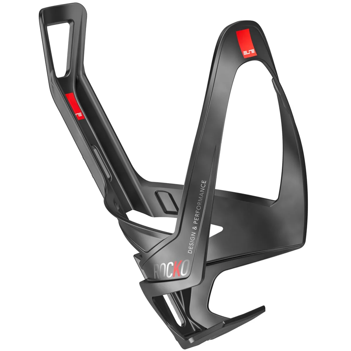 ELITE ROCKO Flaschenhalter Carbon Matt Rot