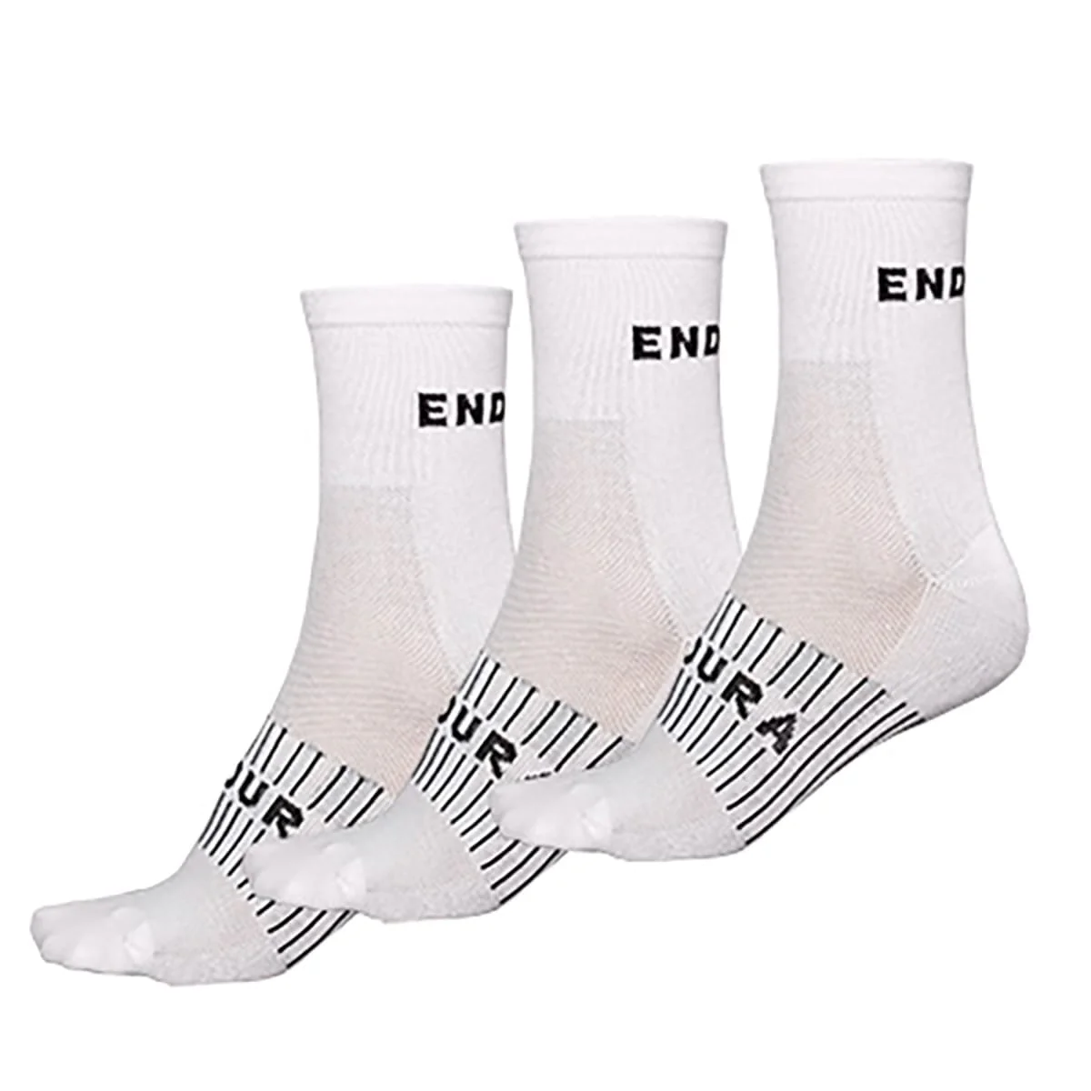 ENDURA COOLMAX Socken 3 Paar Weiß