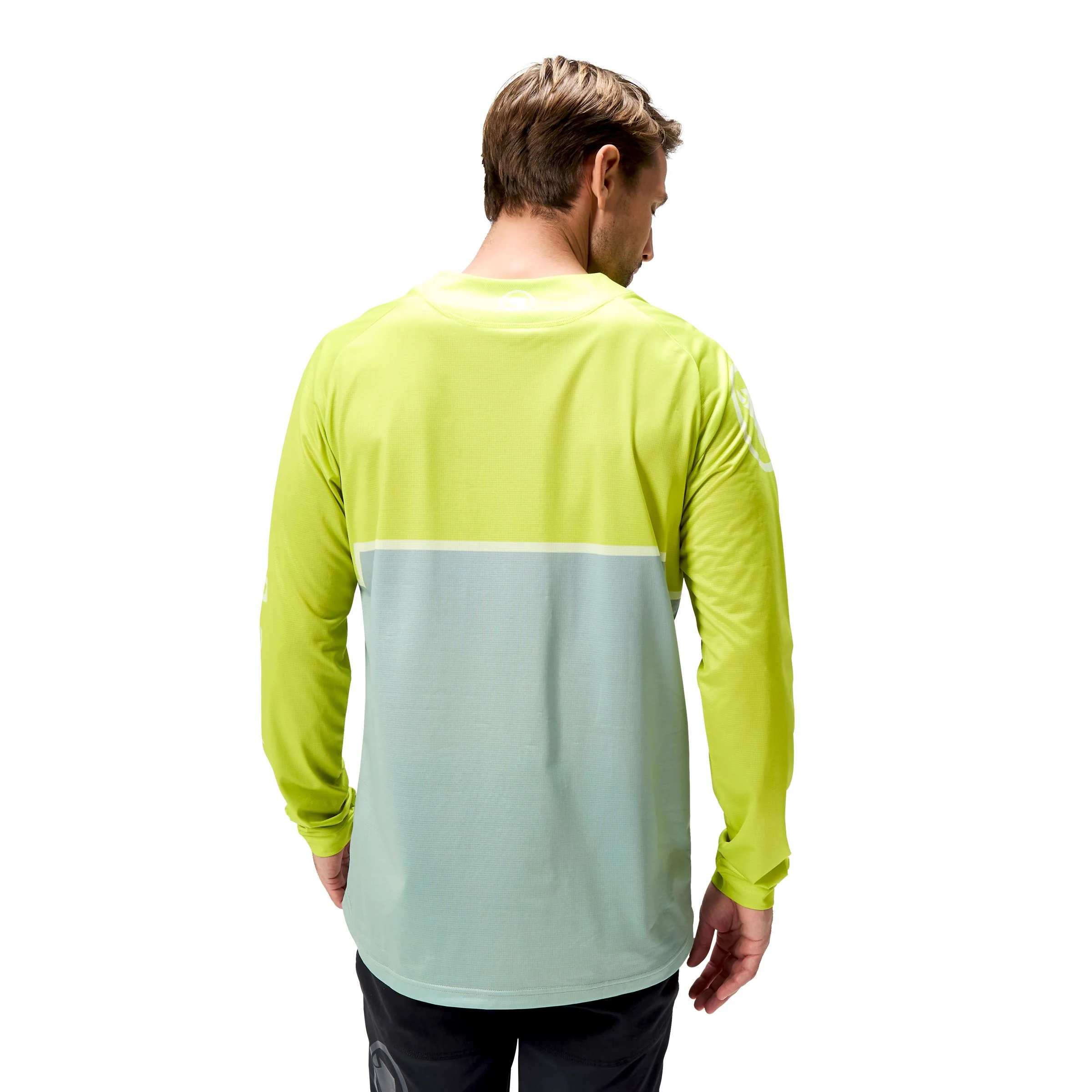 ENDURA CORE PRINTED Langarmtrikot Grün - Image 4