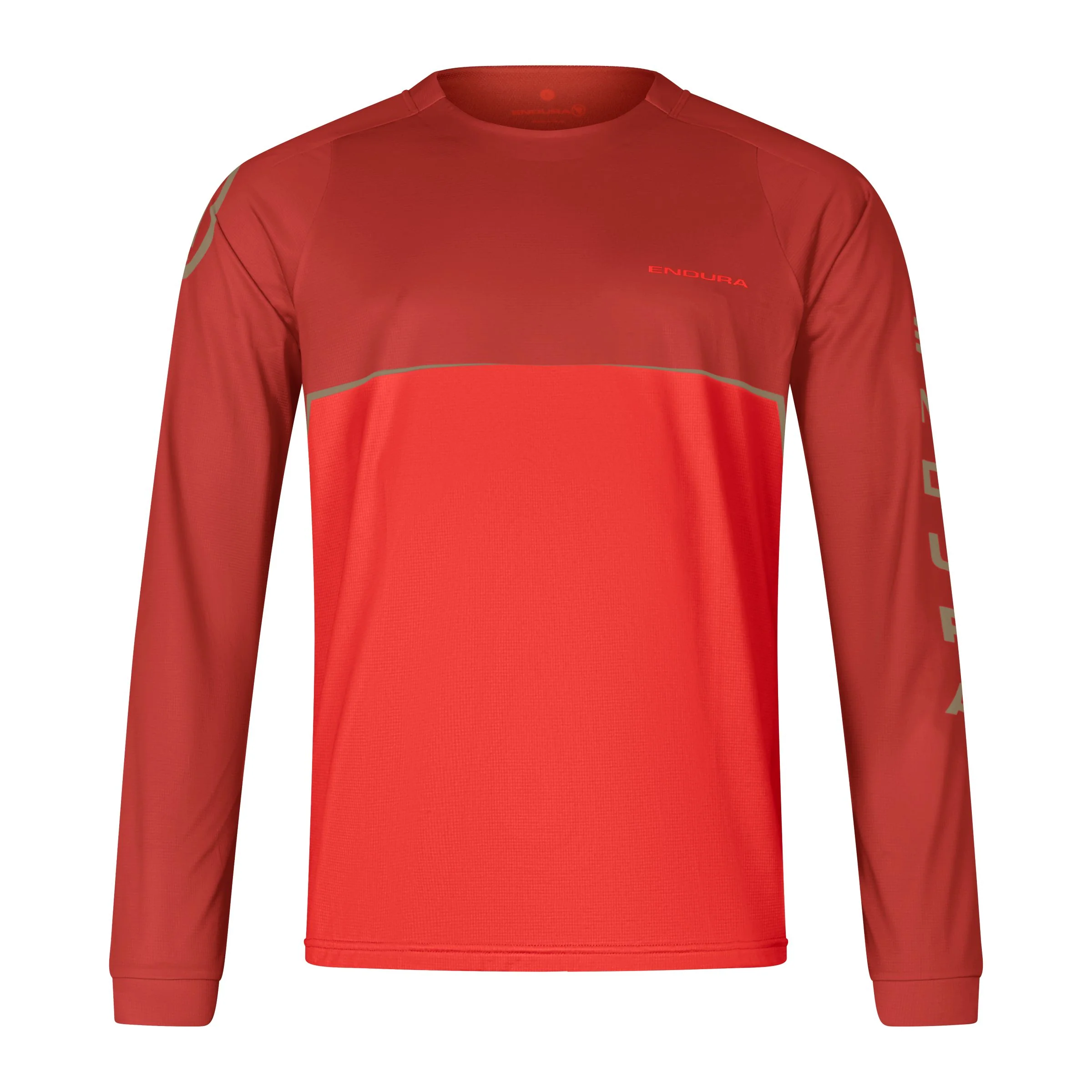 ENDURA CORE PRINTED Langarmtrikot Rot