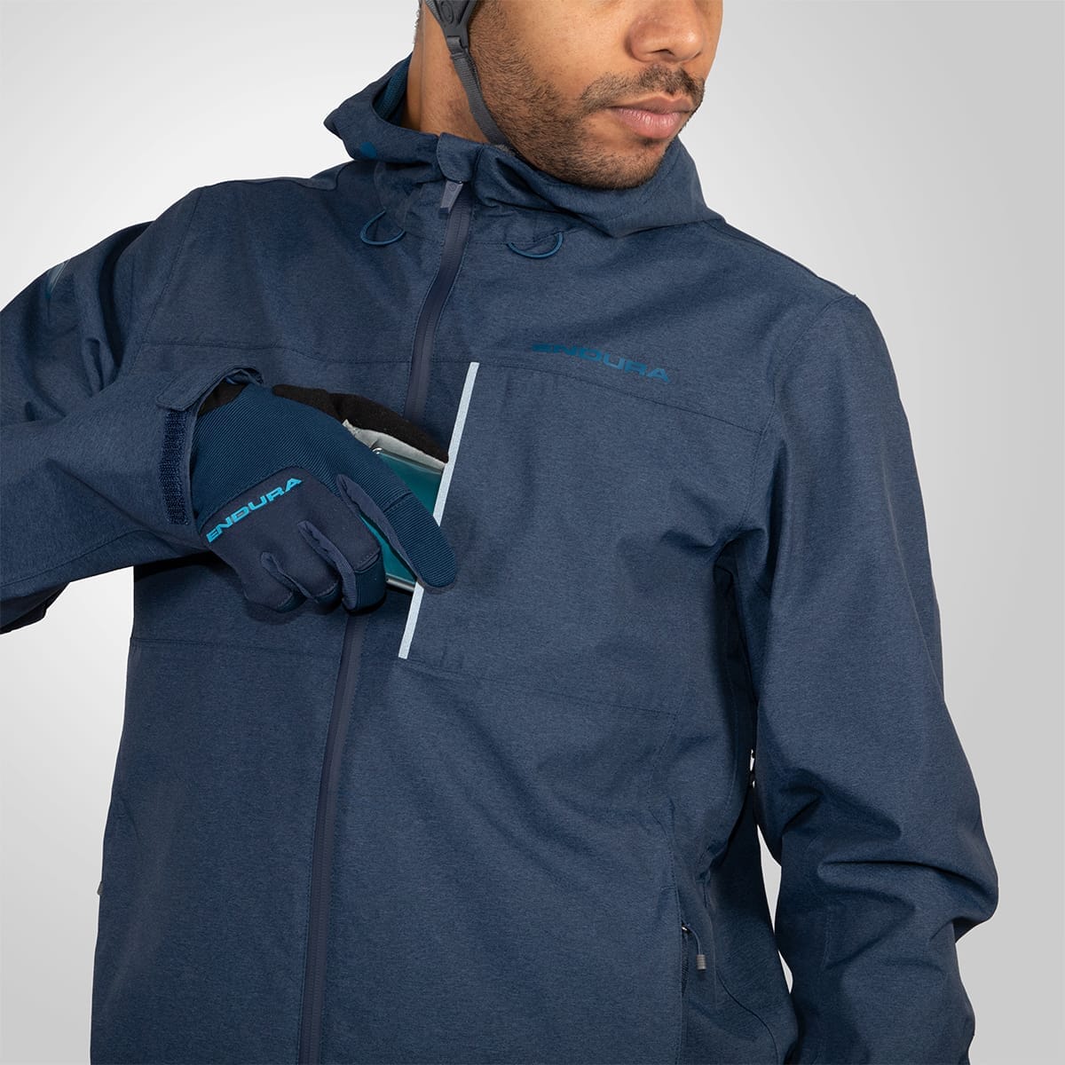 ENDURA HUMMVEE WATERPROOF Jacke Blau - Image 4