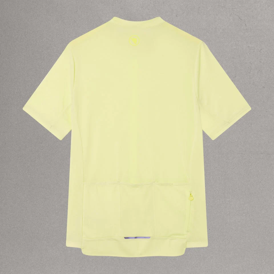 ENDURA LOOP ZIPPED Trikot Kurzarm Oilseed - Image 5