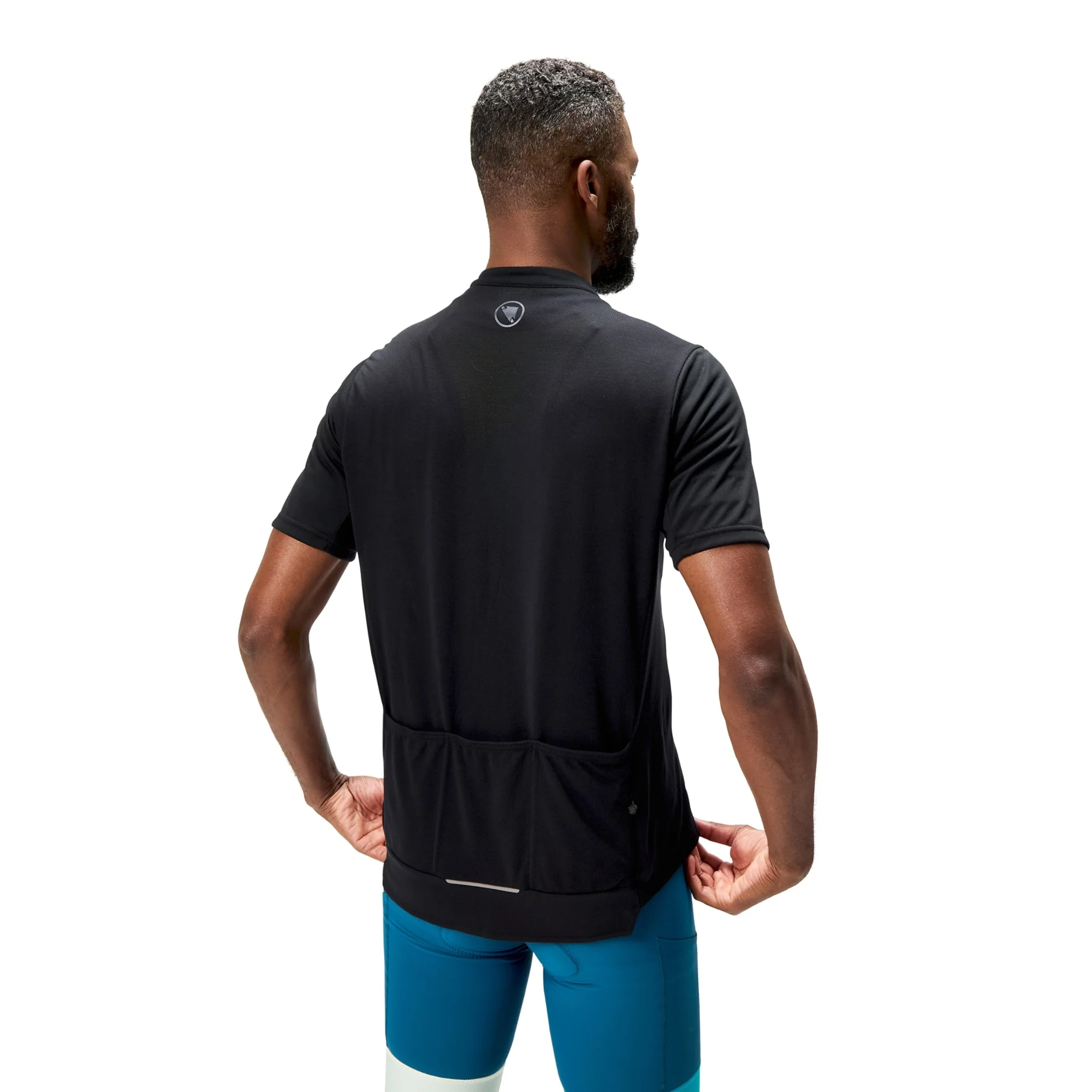 ENDURA LOOP ZIPPED Trikot Kurzarm Schwarz - Image 2