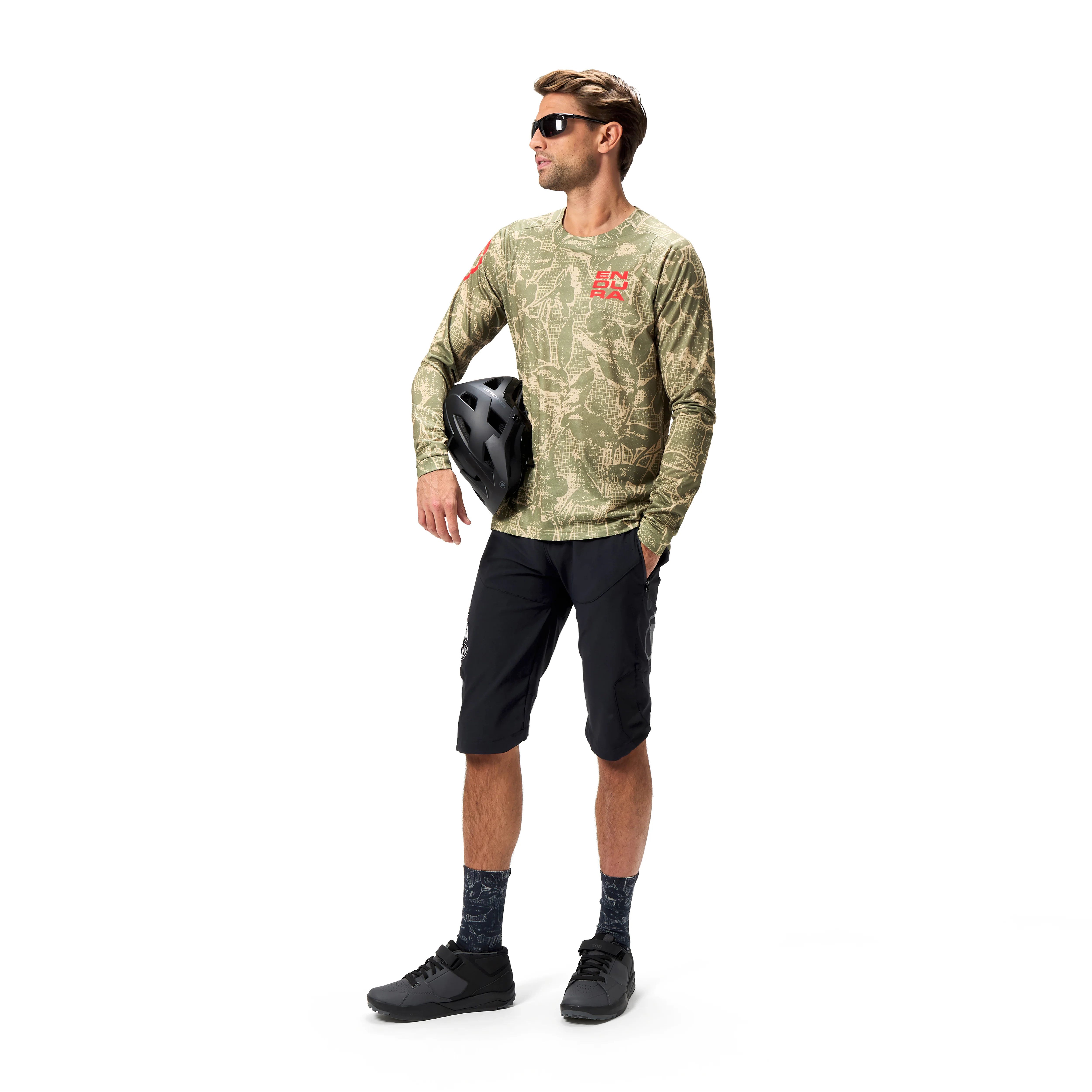 ENDURA LTD PRINTED Langarmtrikot Camo Khaki - Image 8