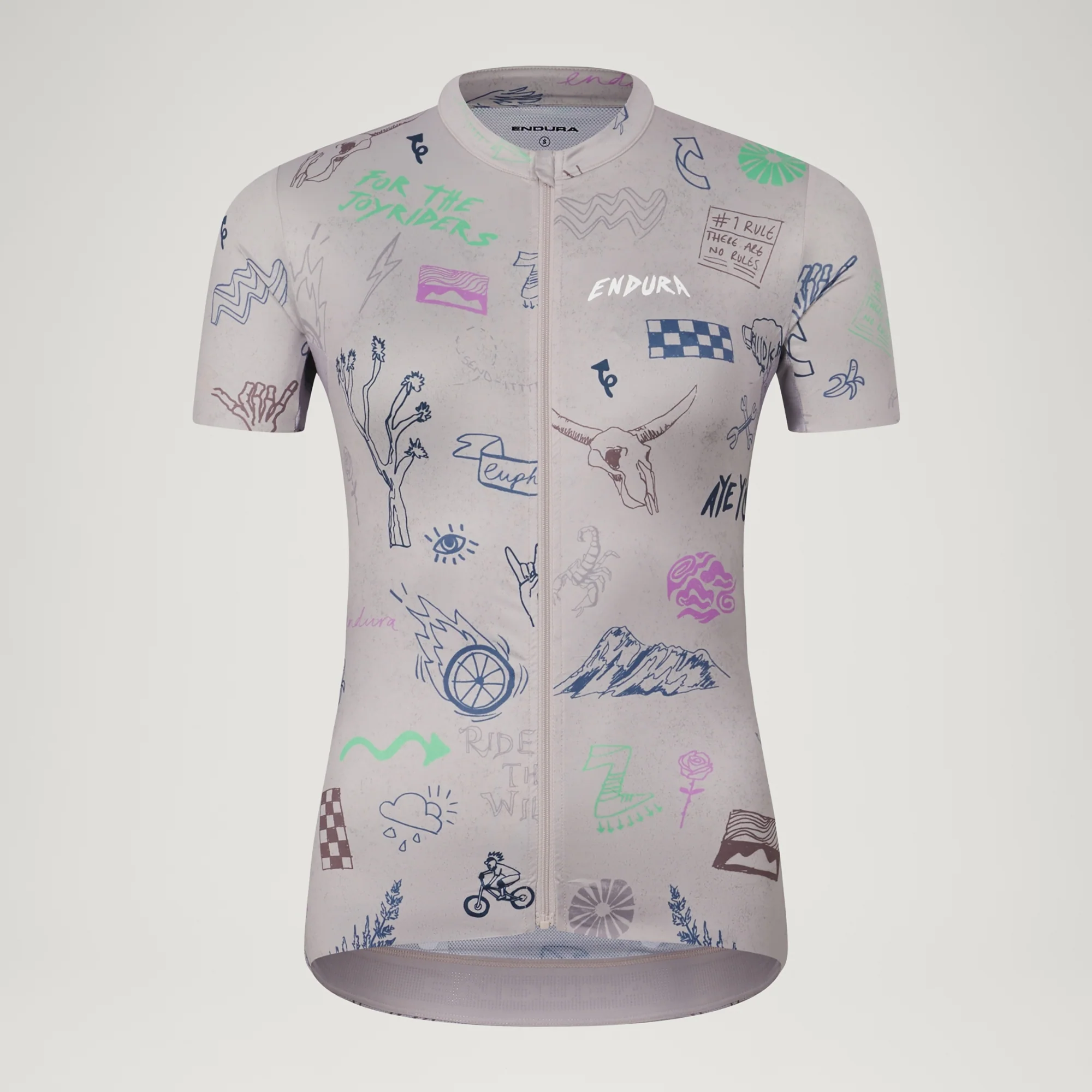 ENDURA PRO SL PRINT GTI Kurzarm Trikot Women Titanium - Image 5