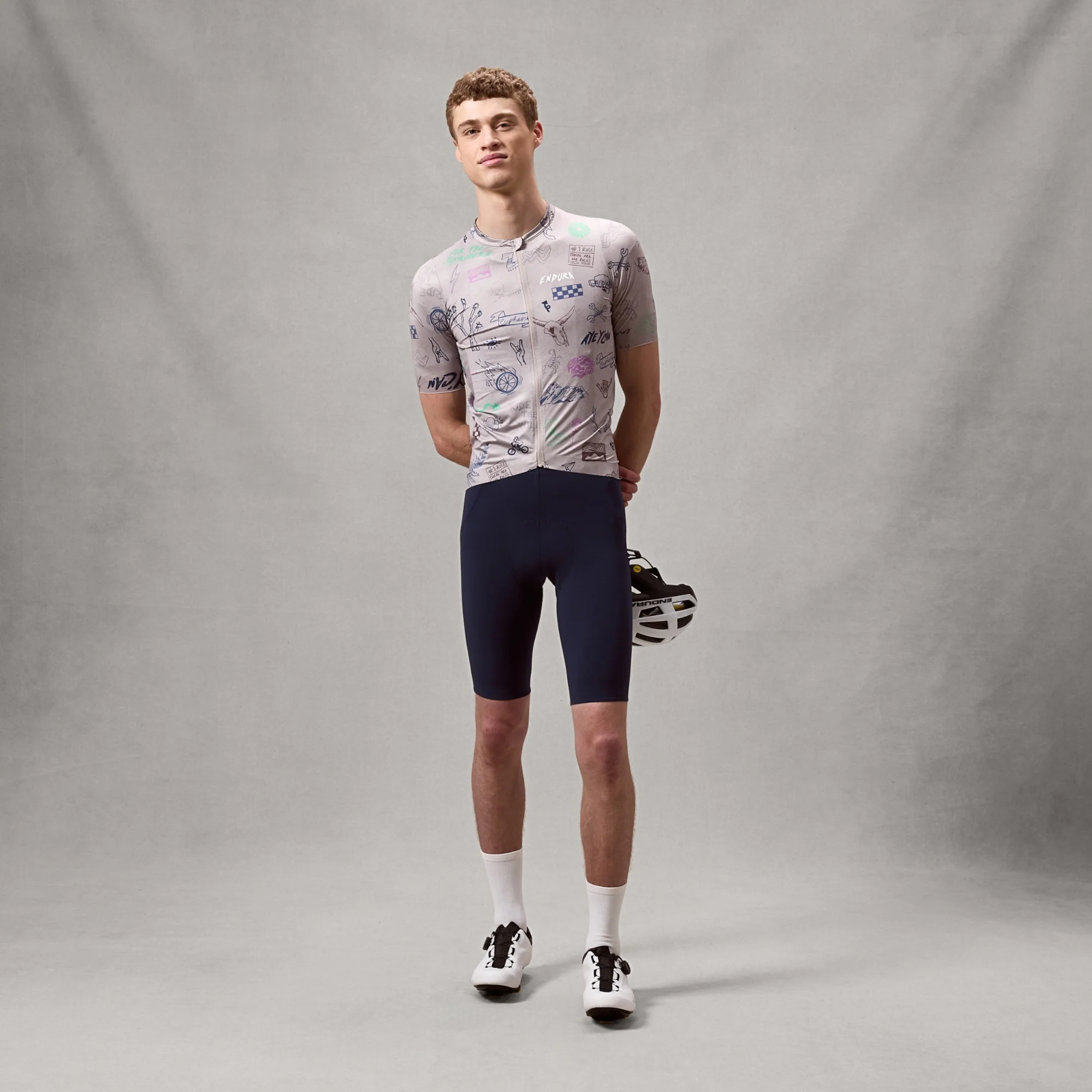 ENDURA PRO SL PRINT Trikot Kurzarm Titanium - Image 3