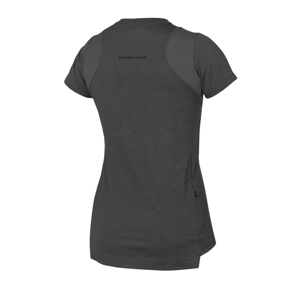 ENDURA SINGLETRACK Damen Trikot Kurzarm Grau - Image 2