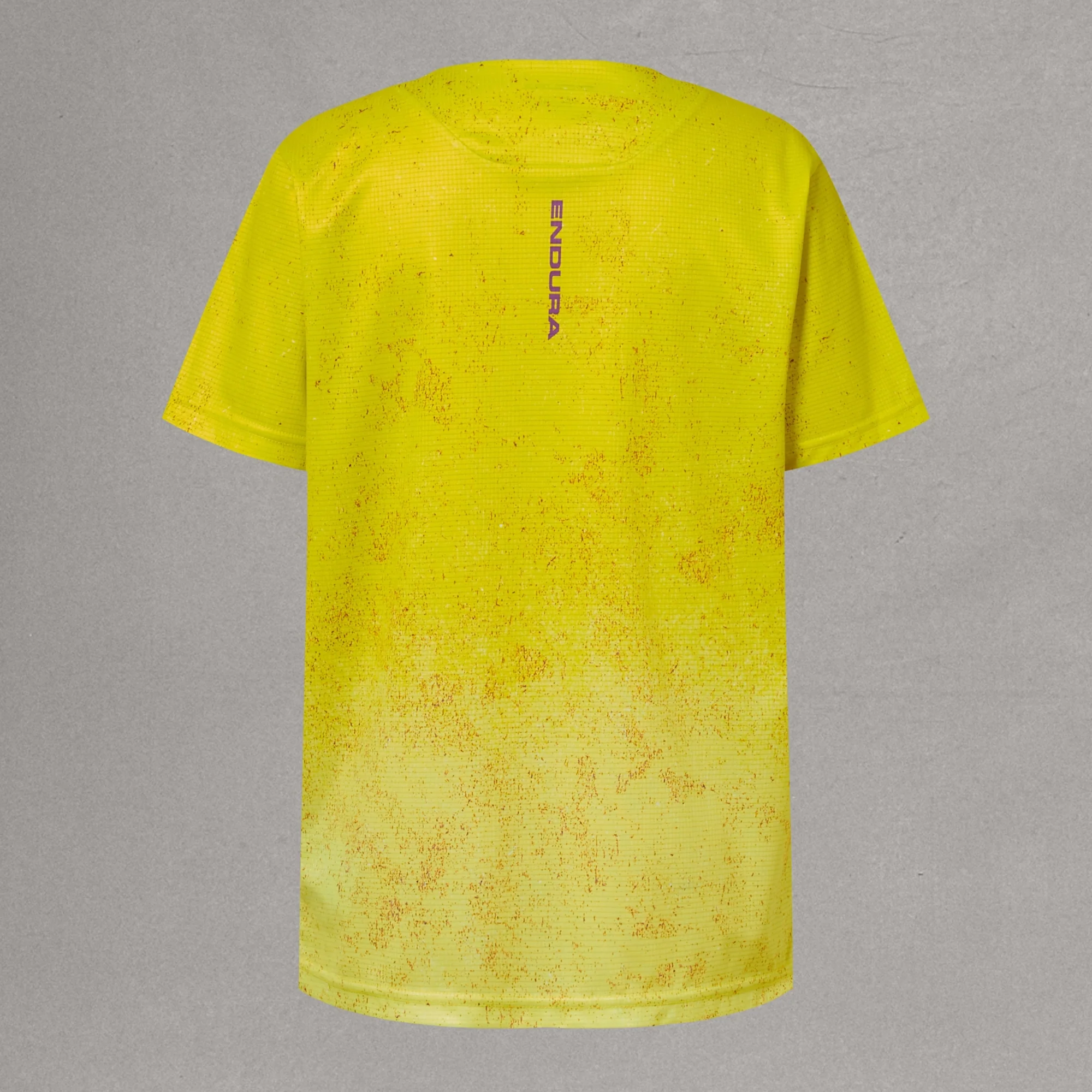 ENDURA SINGLETRACK Junior Trikot Kurzarm Gelb - Image 2