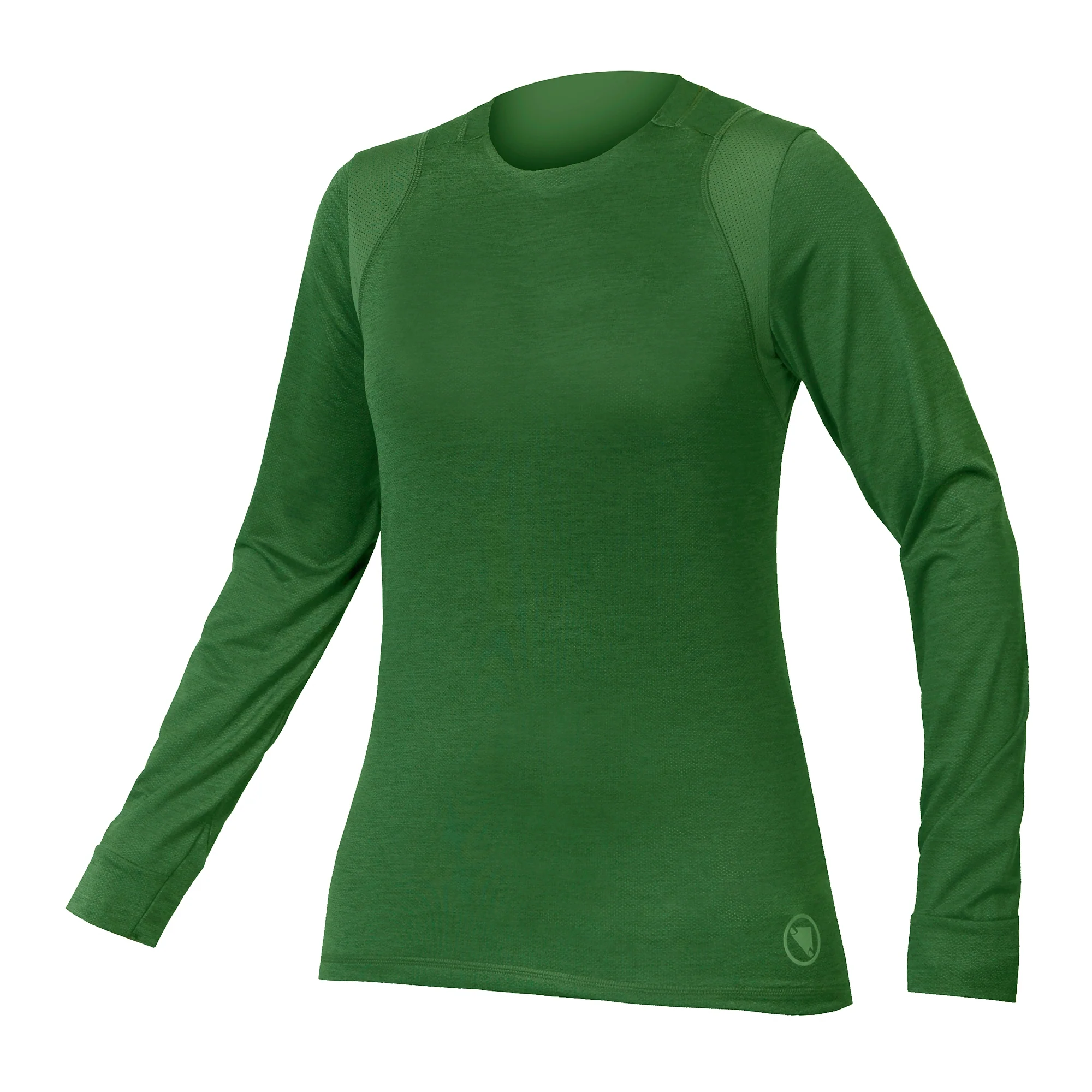 ENDURA SINGLETRACK Damen Langarm Trikot Grün