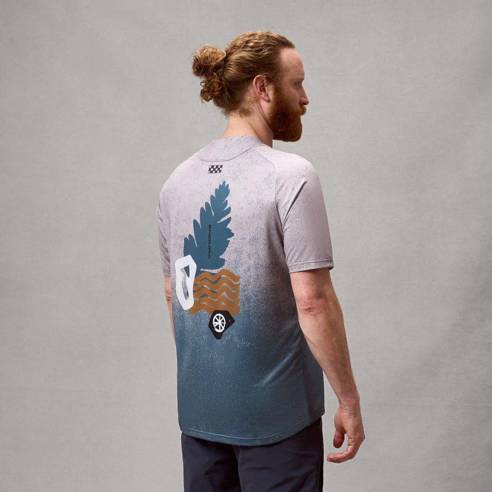 ENDURA SINGLETRACK PRINT Trikot Kurzarm Titanium - Image 2