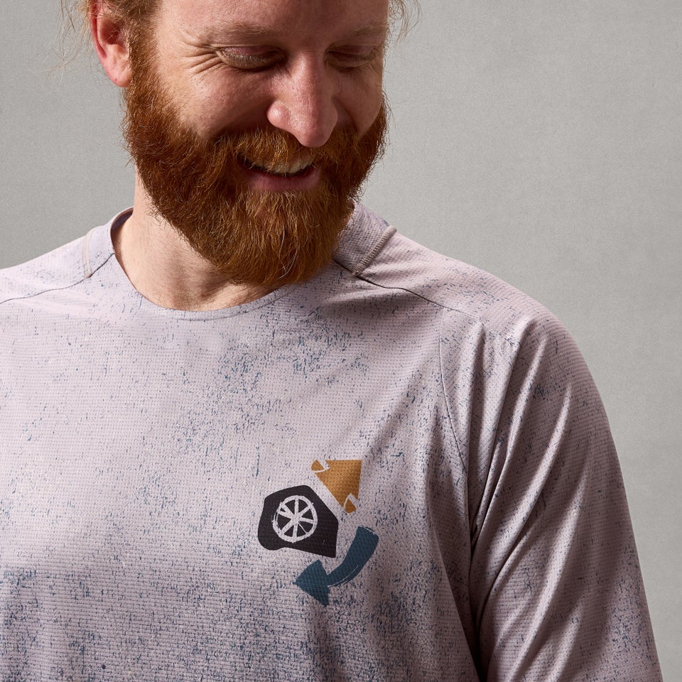 ENDURA SINGLETRACK PRINT Trikot Kurzarm Titanium - Image 4