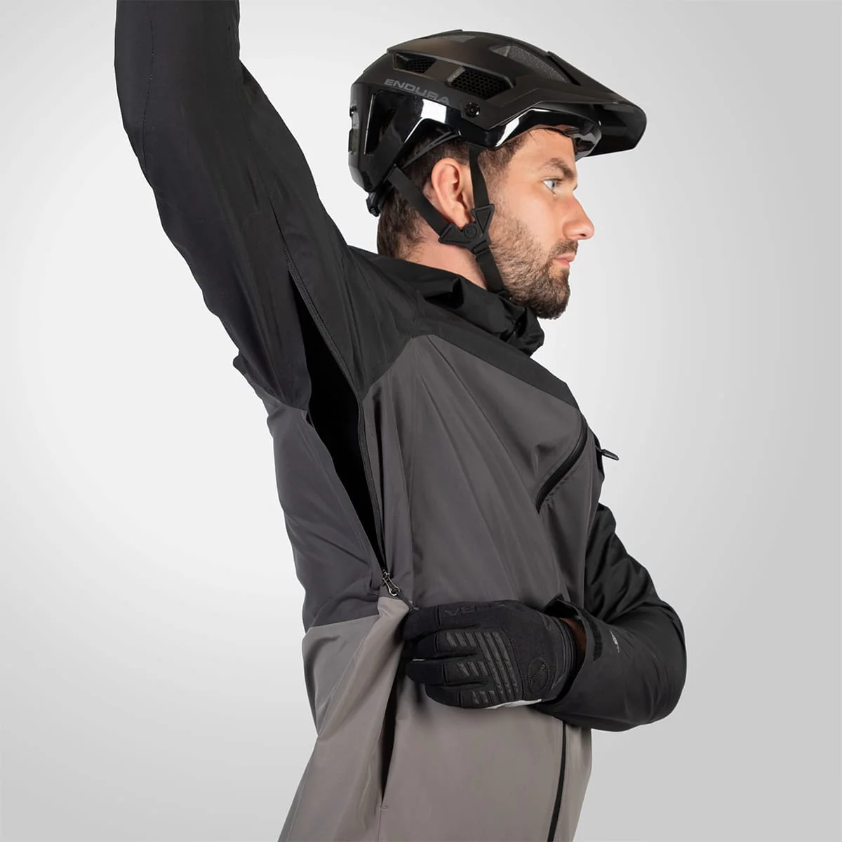 ENDURA SINGLETRACK WATERPROOF II Jacke Schwarz - Image 5