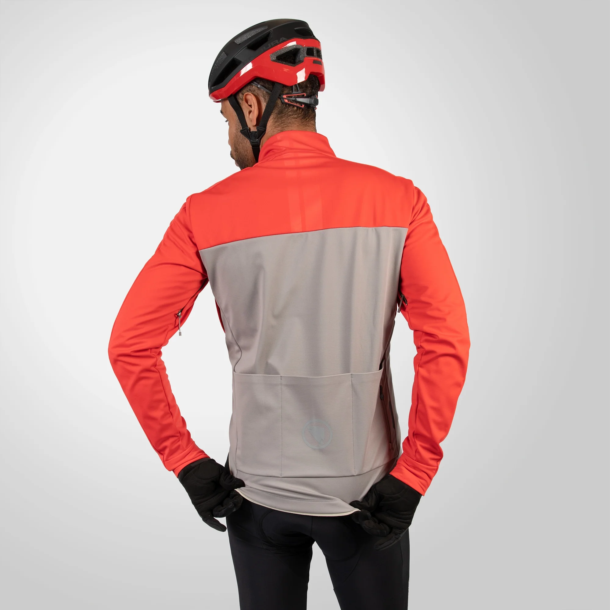 ENDURA WINDCHILL II Jacke Grau/Rot - Image 4