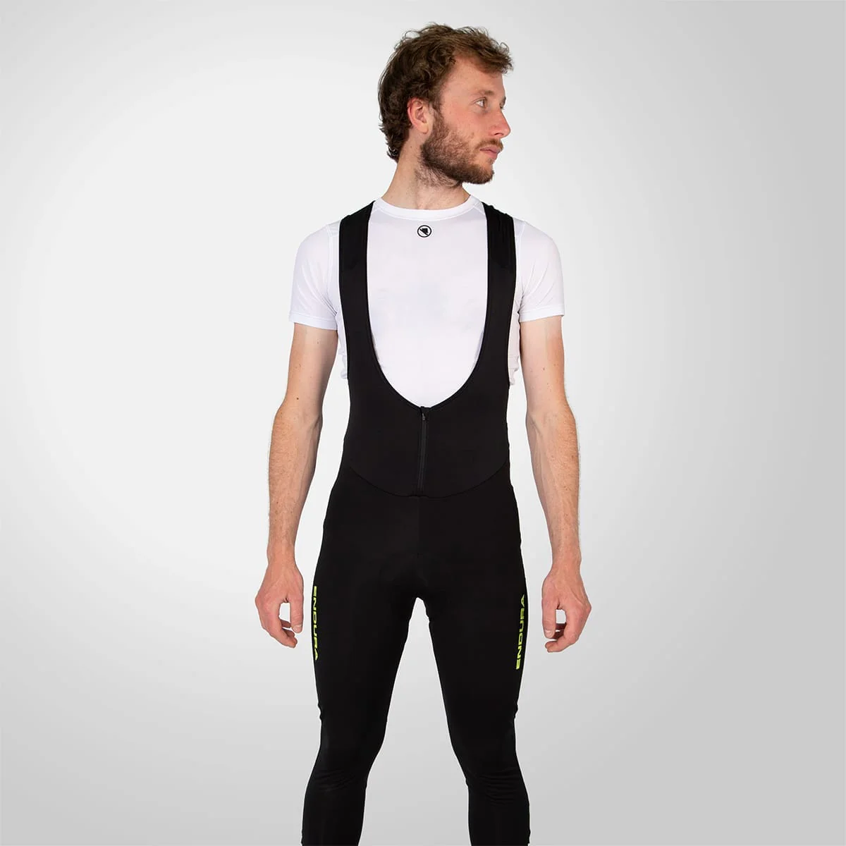 ENDURA WINDCHILL Lange Trägerhose Schwarz/Gelb - Image 3