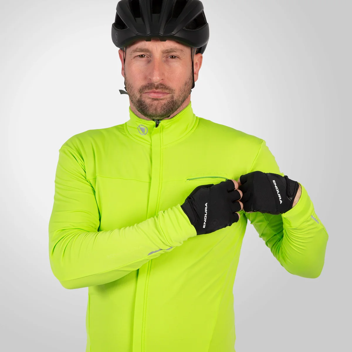 ENDURA XTRACT ROUBAIX Trikot Langarm Gelb - Image 4