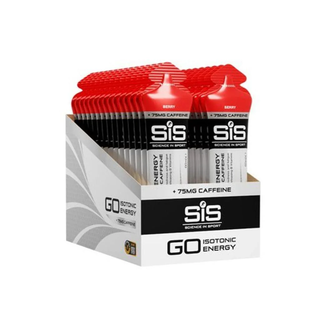 Energie-Gel SIS GO ISOTONIC ENERGY Caffeine (60ml) Rote Früchte - Image 2