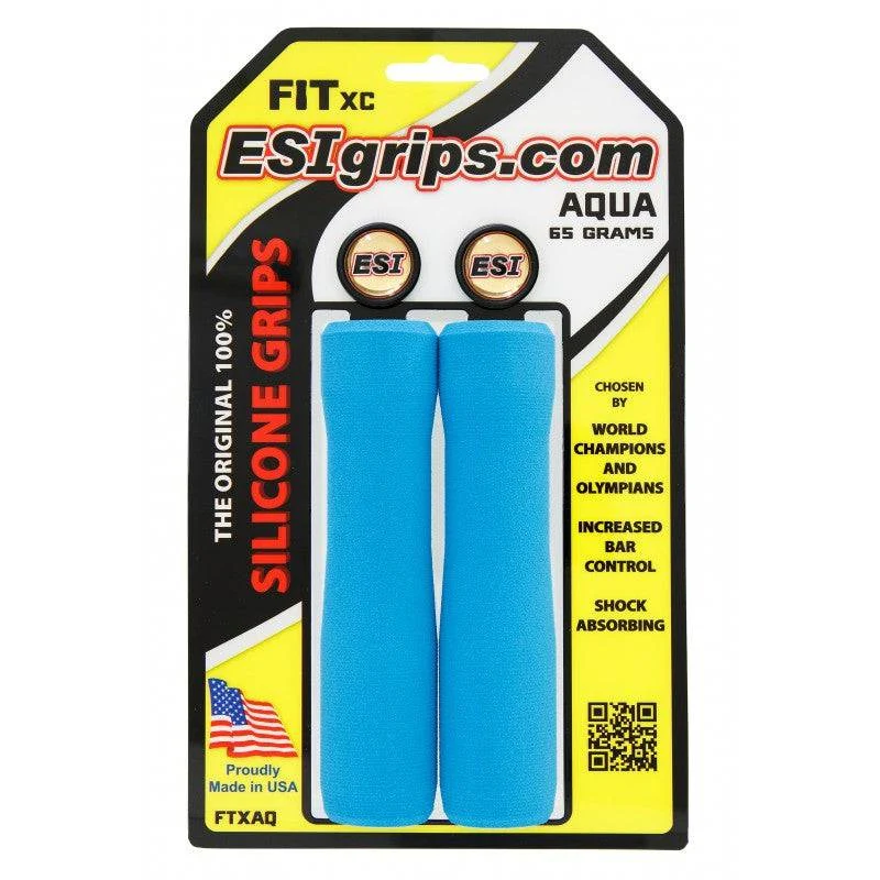 ESI FIT XC Grips (EXTRA CHUNKY/CHUNKY COMBO) 130 mm Blau