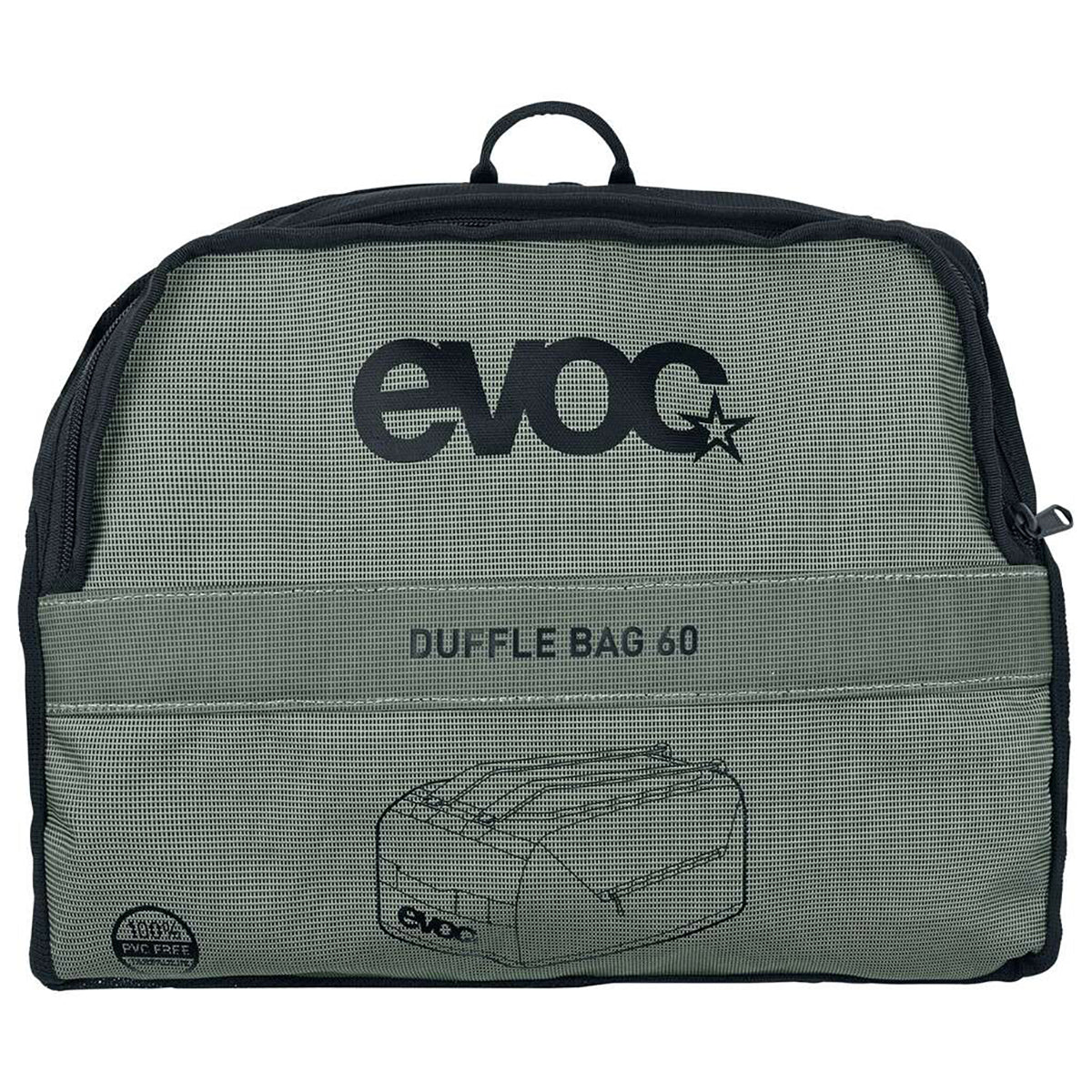 EVOC DUFFLE Reisetasche 60 L Grün - Image 5