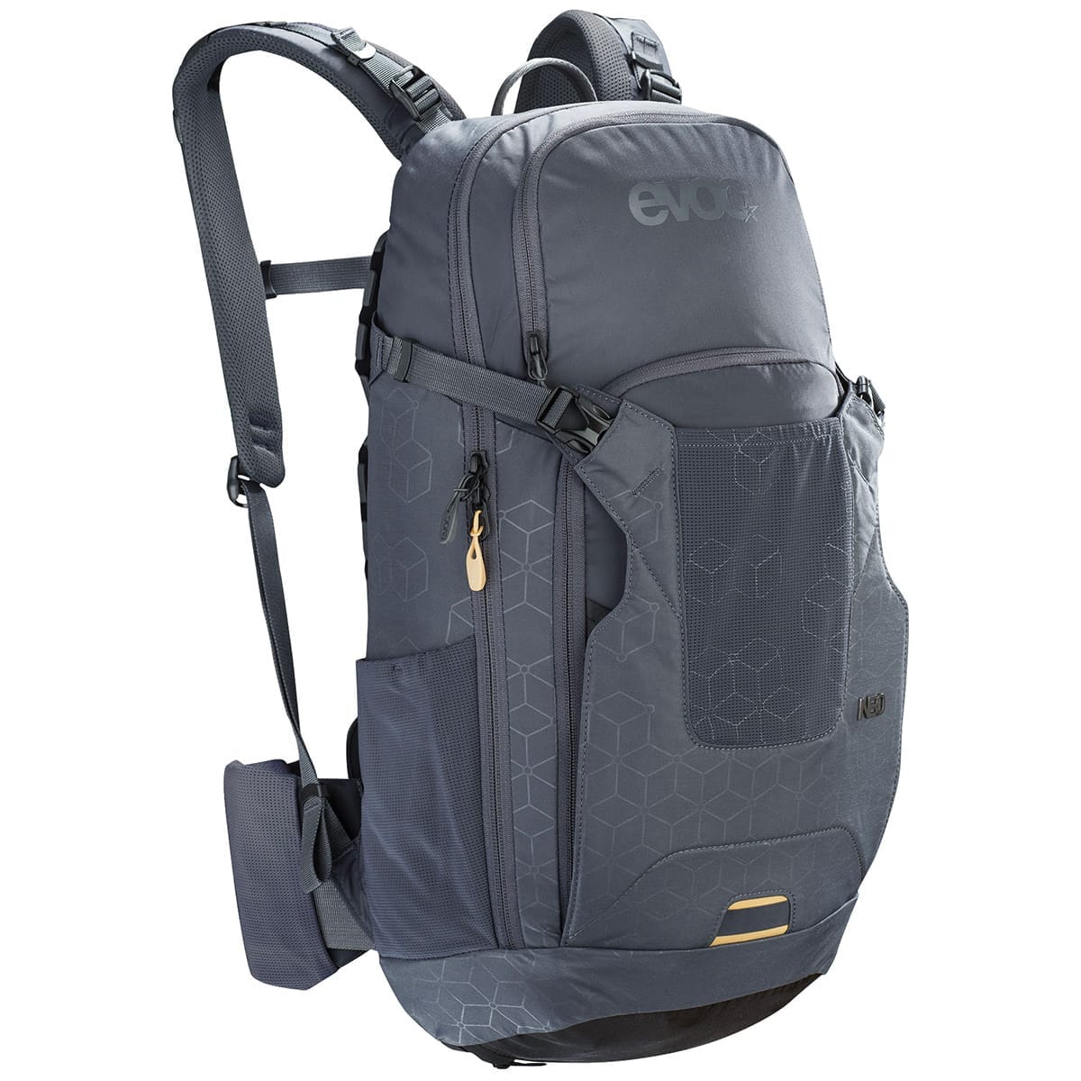 EVOC NEO 16L Rucksack mit Rückenprotektor Schwarz