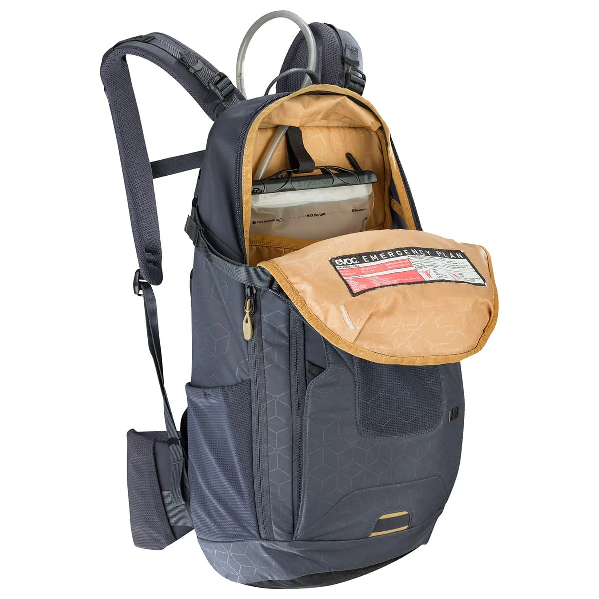 EVOC NEO 16L Rucksack mit Rückenprotektor Schwarz - Image 3