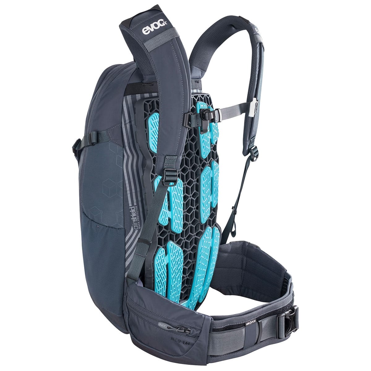EVOC NEO 16L Rucksack mit Rückenprotektor Schwarz - Image 7