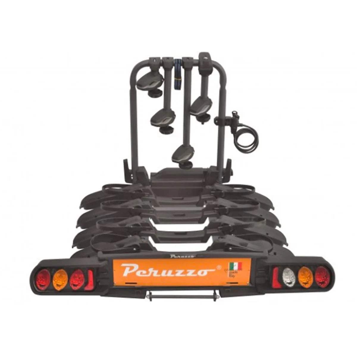 Fahrradträger PERUZZO PURE INSTINCT 4 Fahrräder auf Anhängerkupplung