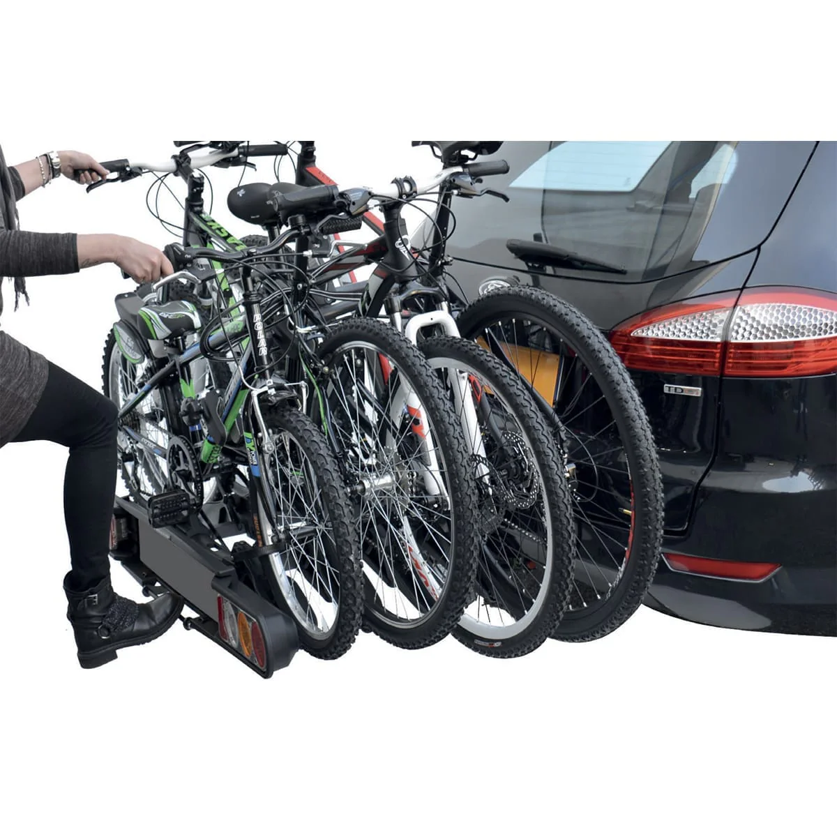 Fahrradträger PERUZZO PURE INSTINCT 4 Fahrräder auf Anhängerkupplung - Image 4