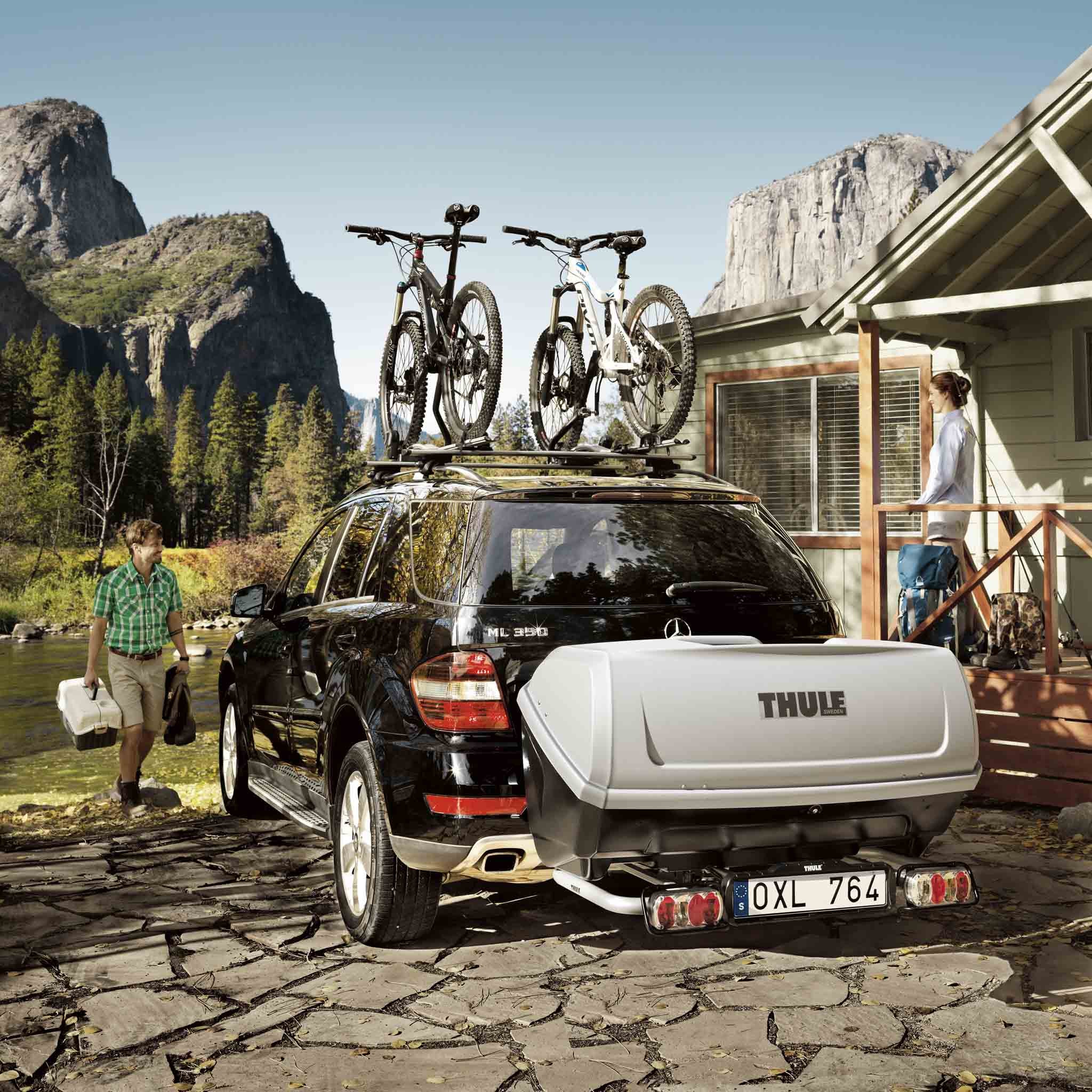 Fahrradträger THULE FREERIDE 1 Fahrrad auf dem Dach - Image 3