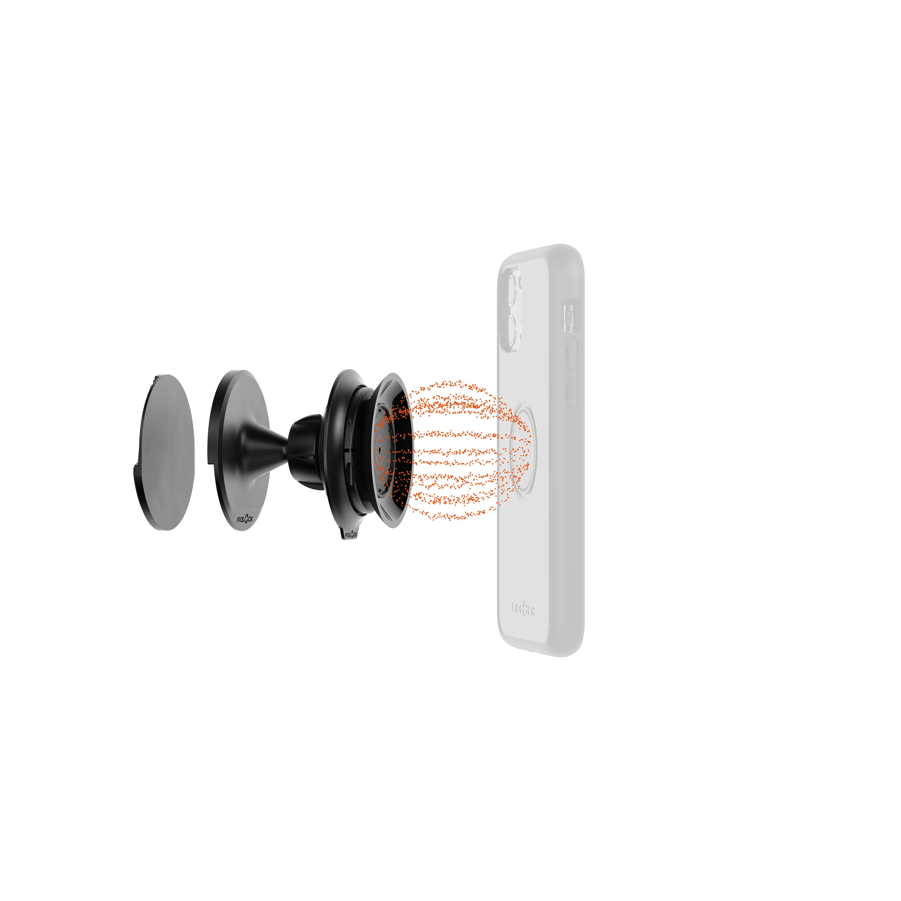 FIDLOCK VACUUM Wandhalterung Schwarz - Image 3